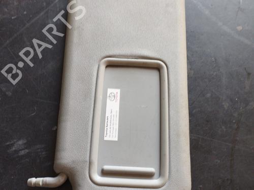 Used Left sun visor TOYOTA YARIS (_P9_) [2005-2014]  31728083