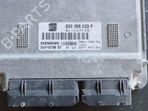 Used Engine control unit (ECU) SEAT IBIZA III (6L1) [2002-2009]  31726117
