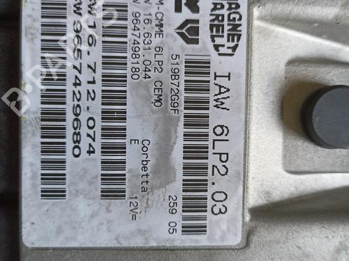 Engine control unit (ECU) PEUGEOT 206 Hatchback (2A/C) | BP31726796M57