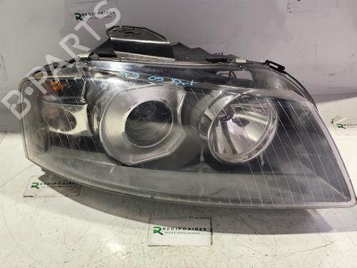 Used Right headlight AUDI A3 (8P1) [2003-2013]  31734338