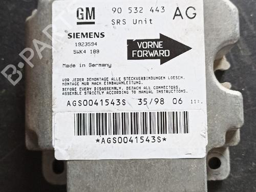 Used ECU airbags OPEL CORSA B Hatchback Van (S93) [1994-2001]  31726546