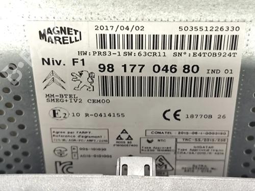 Radio PEUGEOT PARTNER Box Body/MPV 1.6 BlueHDi 100 | BP32087704E6