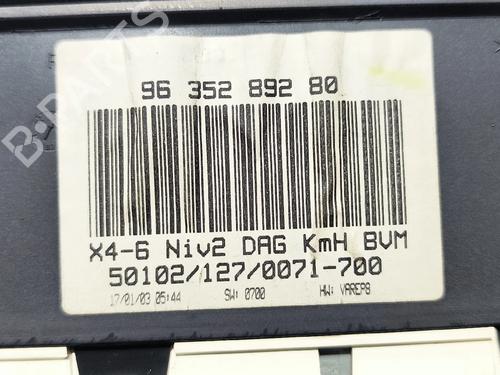 Instrument cluster CITROËN C5 I (DC_) 2.0 HDi (DCRHZB, DCRHZE) | BP32187678C47 - Image 5