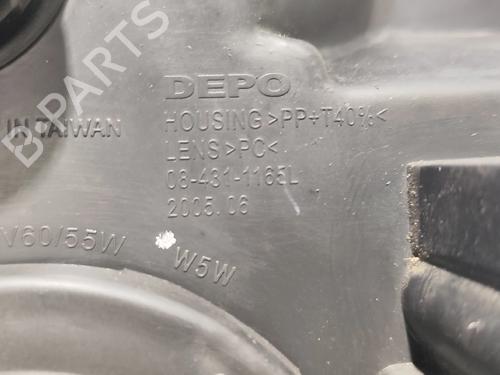 Left headlight FORD TRANSIT CONNECT (P65_, P70_, P80_) | BP32207829C28