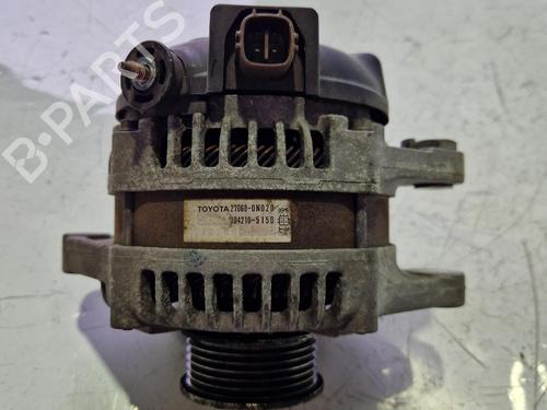 Alternador TOYOTA AURIS (_E15_) 1.4 D-4D (NDE150_, NDE150R) (90 hp) 32685365