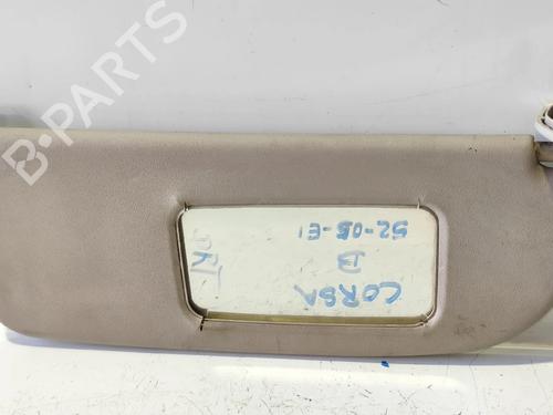 Used Right sun visor Right sun visor OPEL CORSA B (S93) 1.2 i (F08, F68, M68) (45 hp) 33403254 33403254