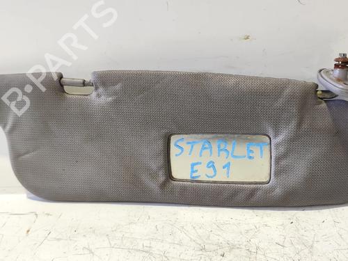 Used Right sun visor Right sun visor TOYOTA STARLET (_P9_) 1.3 (EP90) (72 hp) 33438164 33438164