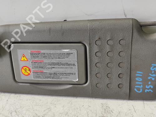 Used Left sun visor Left sun visor RENAULT CLIO II (BB_, CB_) 1.5 dCi (B/CB07) (65 hp) 33819140 33819140