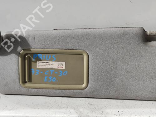 Used Left sun visor Left sun visor TOYOTA PRIUS Liftback (_W2_) [2003-2010] 34210471 34210471