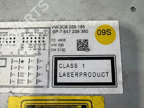 Radio VW GOLF Hatchback Van (1K1) | BP36540325E6 - Image 4