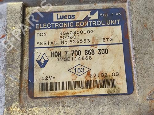 Engine control unit (ECU) RENAULT KANGOO Express (FC0/1_) D 55 1.9 (FC0D) | BP36916918M57 - Image 2