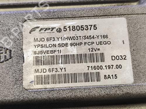 Engine control unit (ECU) LANCIA YPSILON (843_) 1.3 D Multijet (843.AXH1A, 843.AXE1A) | BP38020280M57  - Image 5