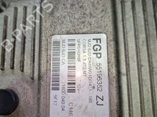 Engine control unit (ECU) OPEL CORSA C (X01) 1.3 CDTI (F08, F68) | BP38778300M57 - Image 2