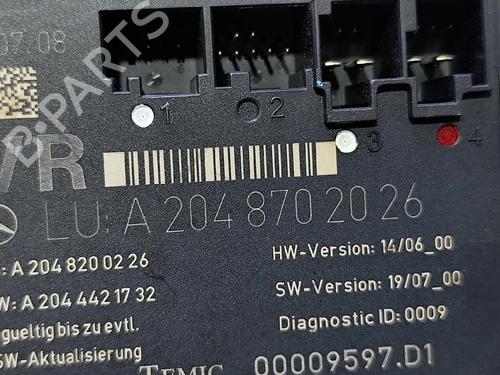 Electronic module MERCEDES-BENZ C-CLASS (W204) | BP39620985M83 - Image 5