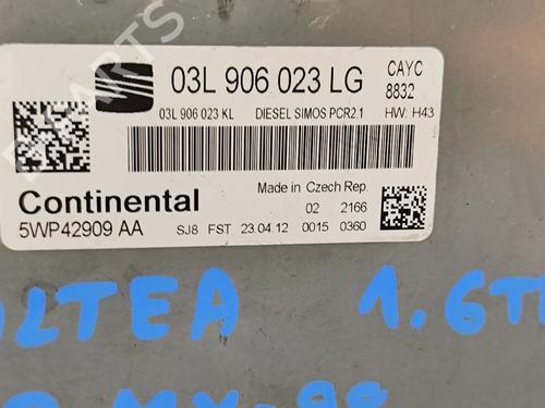 Engine control unit (ECU) SEAT ALTEA (5P1) 1.6 TDI | BP39985483M57 - Image 5