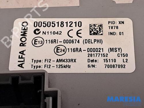 Engine control unit (ECU) ALFA ROMEO MITO (955_) 1.4 (955AXB1B, 955.AXF1B) | BP31433901M57 