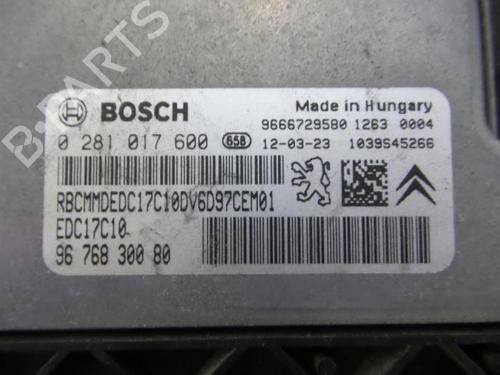 Engine control unit (ECU) CITROËN C3 II (SC_) 1.6 HDi | BP31516999M57