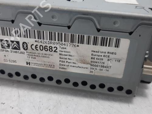 Radio PEUGEOT 3008 I MPV (0U_) 1.6 THP | BP31439314E6 