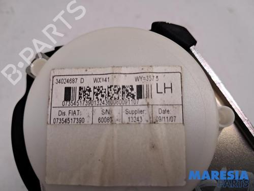 Rear left seatbelt FIAT 500 (312_) 1.4 (312AXC1B, 312CXC1B) | BP31453250I29