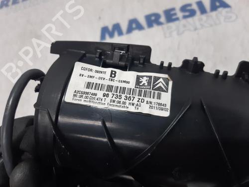 Display monitor PEUGEOT 3008 I MPV (0U_) 1.6 VTi | BP31512123C48 