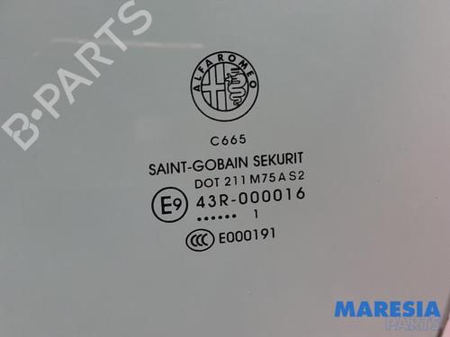 Used Rear left door window ALFA ROMEO GIULIETTA (940_) 1.4 TB (940FXF1A) (116 hp) 31414381