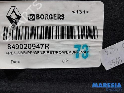 Luggage compartment floor RENAULT SCÉNIC III (JZ0/1_) 1.6 16V (JZ0U, JZ1B) | BP31672871I33 