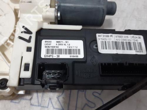 Front left window mechanism RENAULT LAGUNA III (BT0/1) 2.0 16V (BT05, BT0F, BT0W) | BP31528400C22 