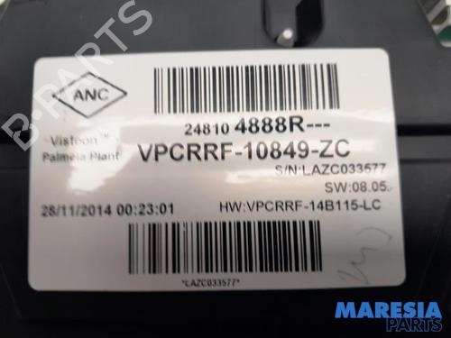 Instrument cluster RENAULT CLIO IV Grandtour (KH_) 1.5 dCi 90 (KHN3, KHN4) | BP31471818C47 