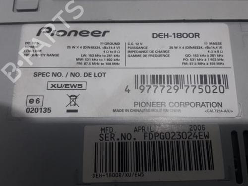 Radio PEUGEOT 207 (WA_, WC_) 1.4 16V | BP31459847E6