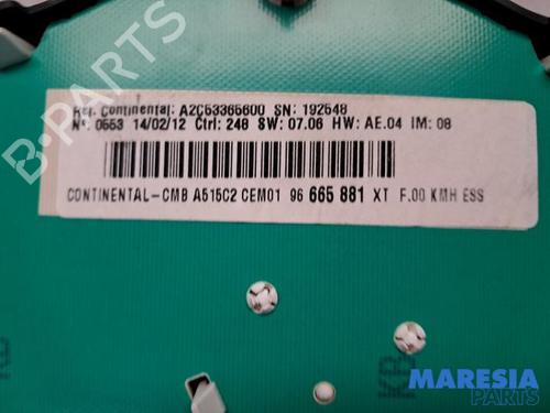 Instrument cluster CITROËN C3 II (SC_) 1.4 VTi 95 | BP31502156C47 