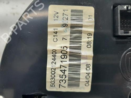 Instrument cluster FIAT 500 (312_) 1.2 (312AXA1A) | BP31407230C47