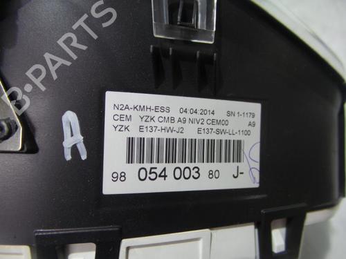 Instrument cluster PEUGEOT 208 I (CA_, CC_) 1.2 VTI 82 | BP31449511C47