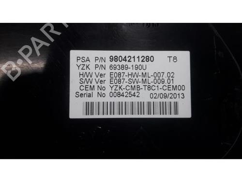 Instrument cluster PEUGEOT 3008 I MPV (0U_) 1.6 VTi | BP31505634C47 