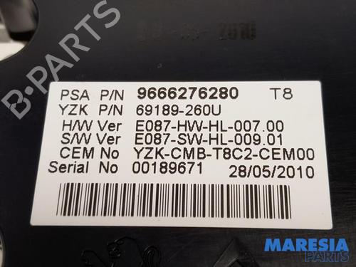 Instrument cluster PEUGEOT 5008 (0U_, 0E_) 1.6 16V | BP31464604C47