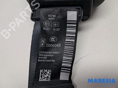 Rear left seatbelt CITROËN C3 II (SC_) 1.2 VTi 82 | BP32012020I29 