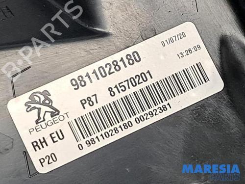 Right taillight PEUGEOT 5008 II (MC_, MJ_, MR_, M4_) 1.2 THP (MRHNYH, MRHNYW, MRHNSJ, MRHNSU, MRHNSM) | BP31464335C35 