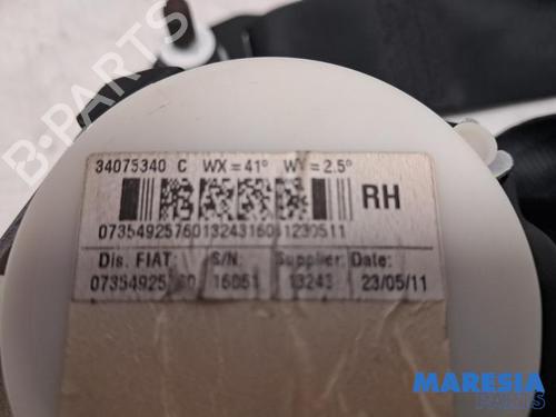 Rear right seatbelt FIAT 500 (312_) 1.2 (312AXA1A) | BP31503095I28