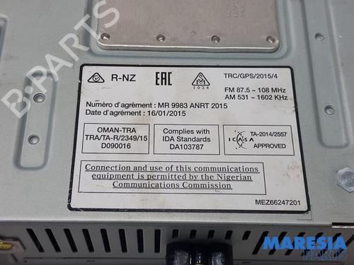 Radio RENAULT MEGANE IV Grandtour (K9A/M/N_) 1.5 dCi 110 | BP31501857E6