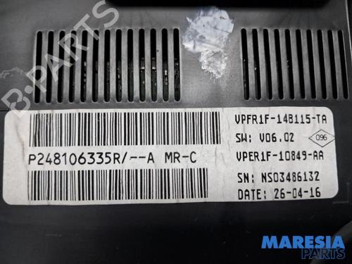 Instrument cluster RENAULT MEGANE IV Hatchback (B9A/M/N_) 1.2 TCe 130 (B9MR) | BP31816704C47