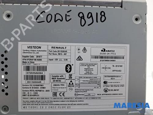 Radio RENAULT TWINGO III (BCM_, BCA_) 1.0 SCe 70 (BCMB) | BP38459355E6 - Image 4
