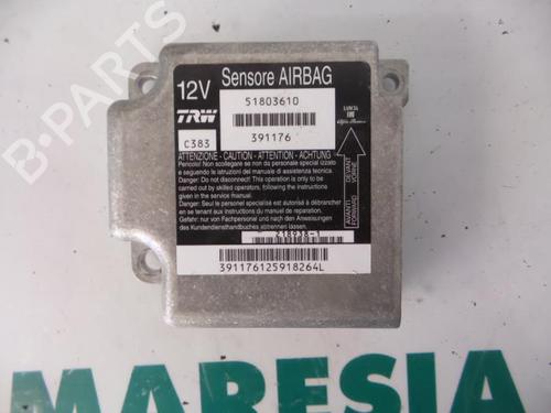 Used ECU airbags FIAT PANDA (169_) 1.2 (169.AXB11, 169.AXB1A) (60 hp) 31502187