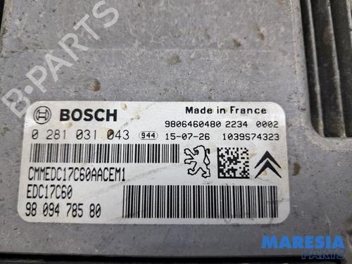 Engine control unit (ECU) CITROËN C4 CACTUS 1.6 BlueHDi 100 | BP37241643M57 - Image 3