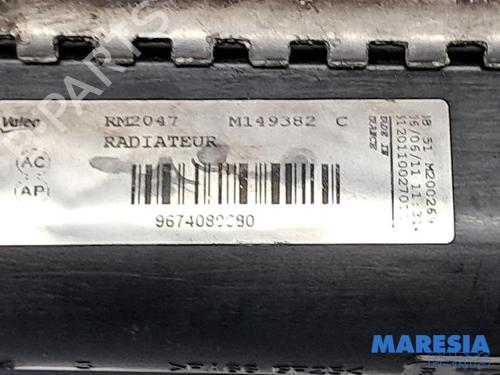 Water radiator CITROËN C4 II (NC_) 1.6 VTi 120 (NC5FS0, NC5FS9) | BP31522133M31