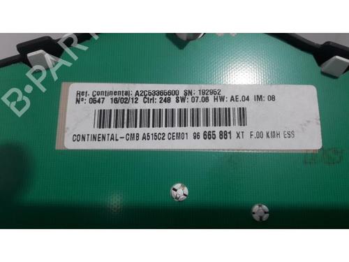 Instrument cluster CITROËN C3 II (SC_) 1.6 VTi 120 | BP31505312C47