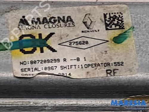 Front right window mechanism DACIA SANDERO II TCe 90 (B8M1, B8MA, B8AC) | BP31423597C23