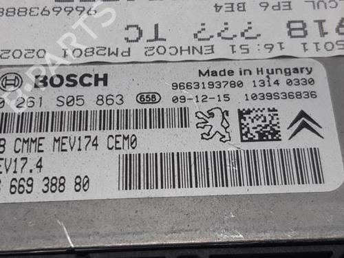 Engine control unit (ECU) PEUGEOT 5008 (0U_, 0E_) 1.6 16V | BP31459723M57 