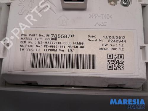 Instrument cluster PEUGEOT 208 I (CA_, CC_) 1.2 VTI 82 | BP31410732C47 