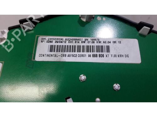 Instrument cluster CITROËN C3 II (SC_) 1.6 HDi | BP31420795C47