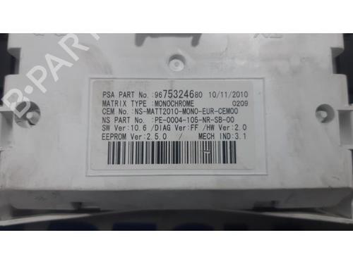 Instrument cluster PEUGEOT 508 I (8D_) 1.6 THP | BP31455653C47 