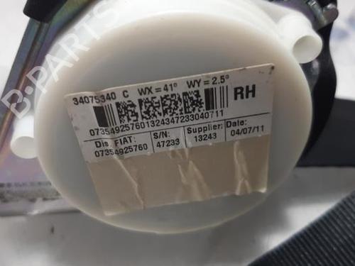 Rear right seatbelt FIAT 500 (312_) 0.9 (312AXG1A, 312.AXG11) | BP31384603I28 - Image 2